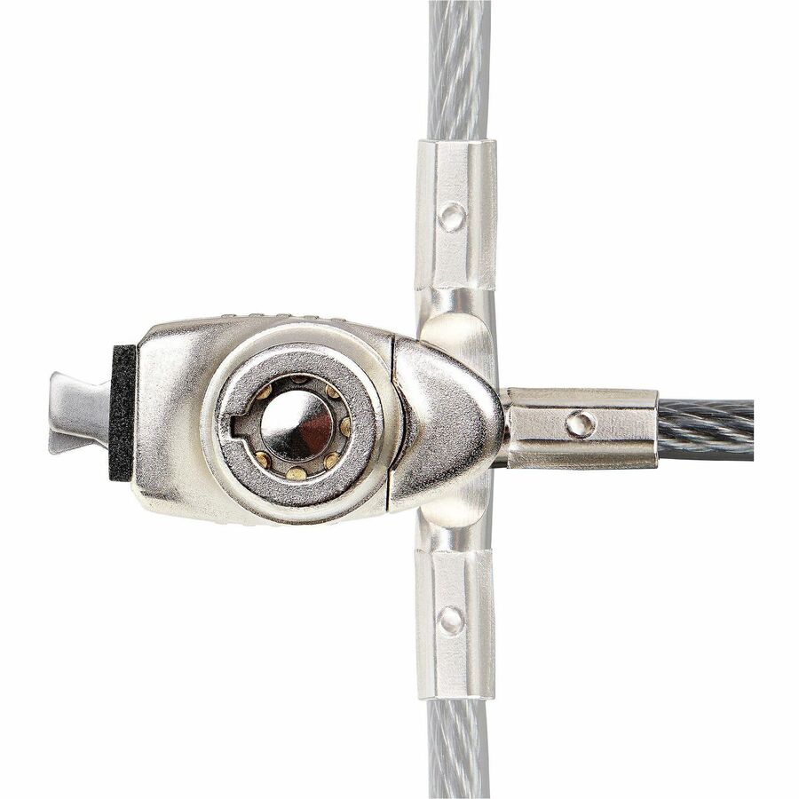 StarTech.com Slim Lock Noble Wedge® Slot Compatible, 6.6ft (2m) Keyed Locking Cable, Desk Anti-Theft Security For Laptop/Notebook Computer StarTech.com Slim Lock Noble Wedge® Slot Compatible, 6.6ft (2m) Keyed Locking Cable, Desk Anti-Theft Security For Laptop/Notebook Computer